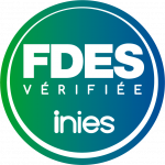 Label INIES attestant la véracité des fiches FDES